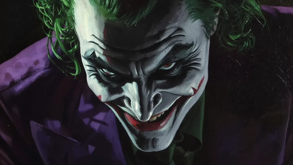 joker green and purple