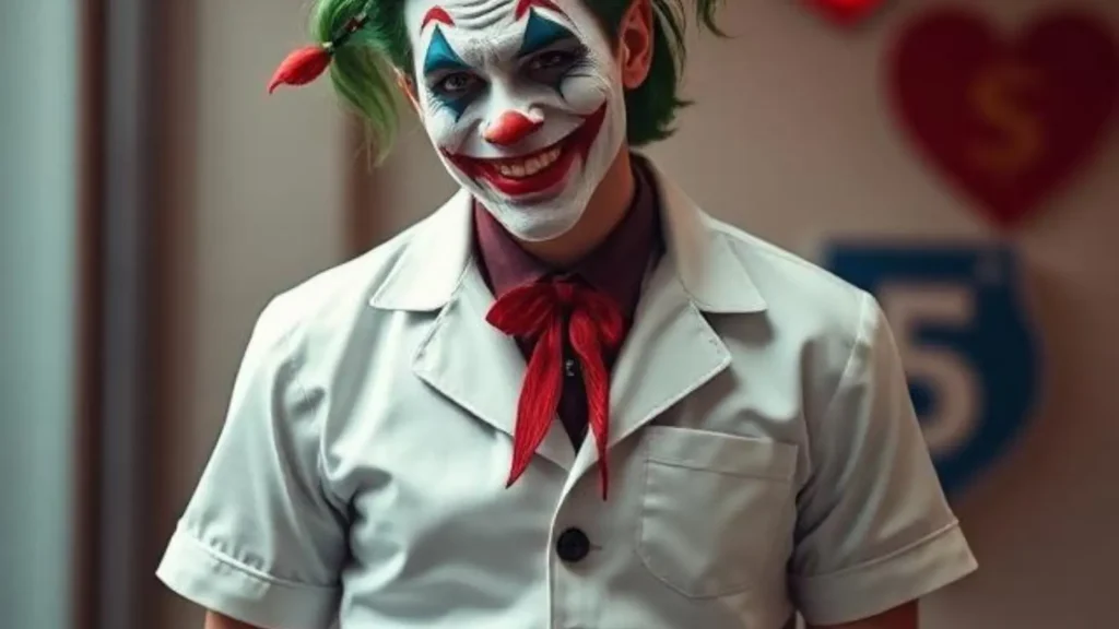 joker in nurse outfit