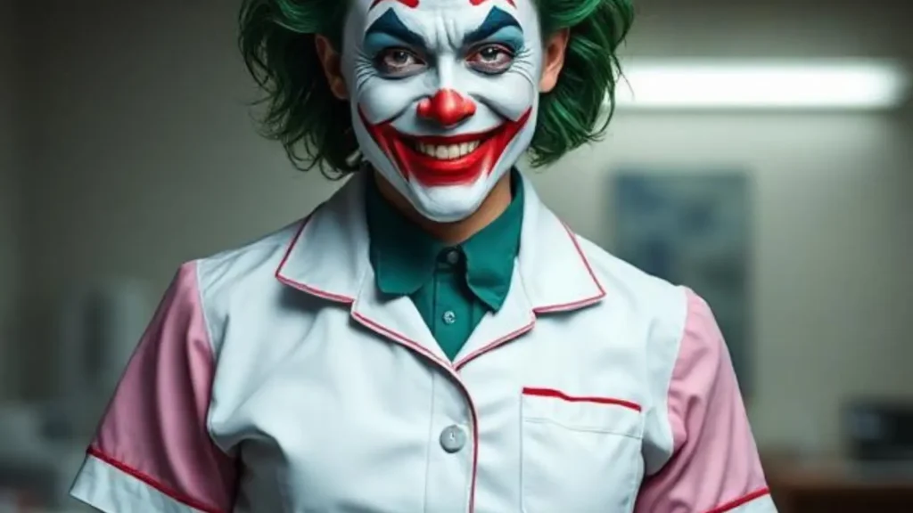 joker in nurse outfit