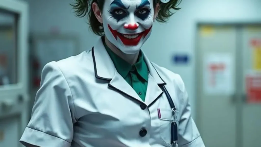 joker in nurse outfit