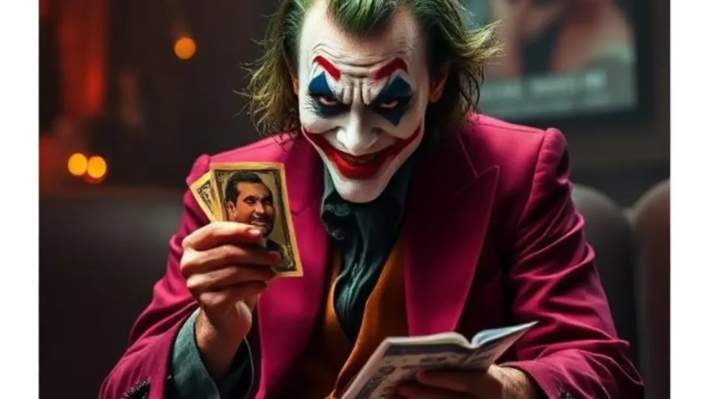 joker money burning
