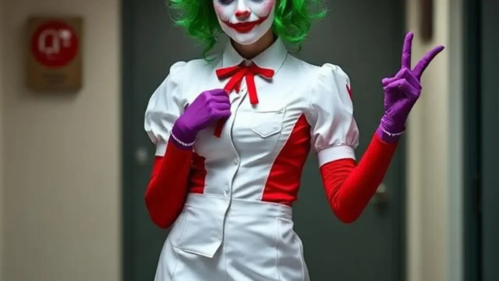 joker nurse outfit costume