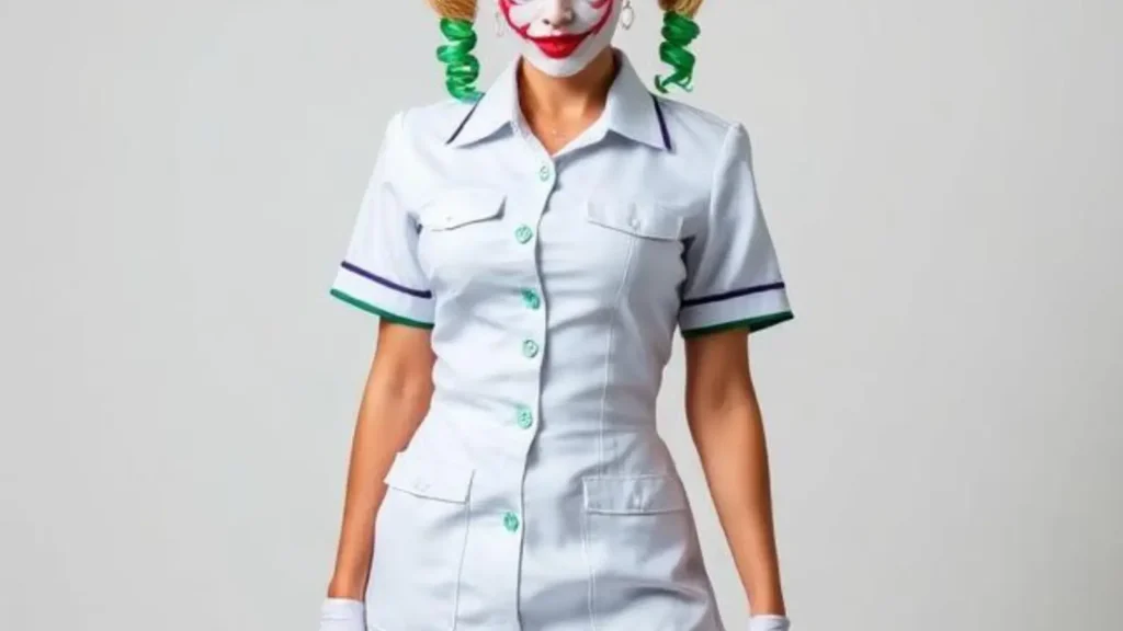 joker nurse outfit costume