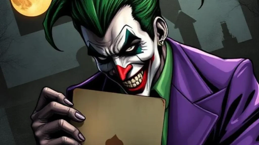 joker playing card batman