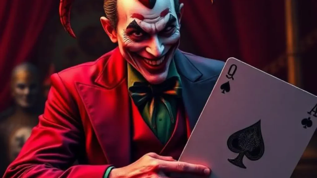 joker playing card batman