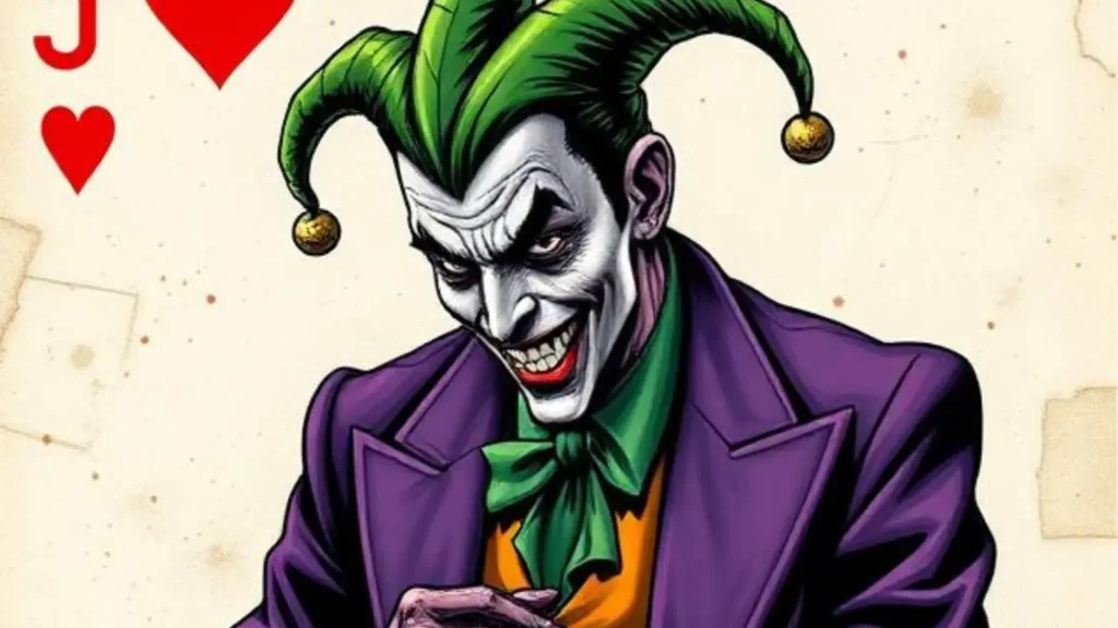 joker playing card batman