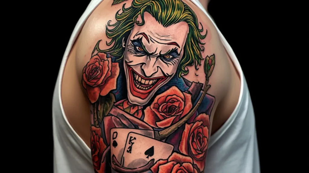 joker tattoo sleeve