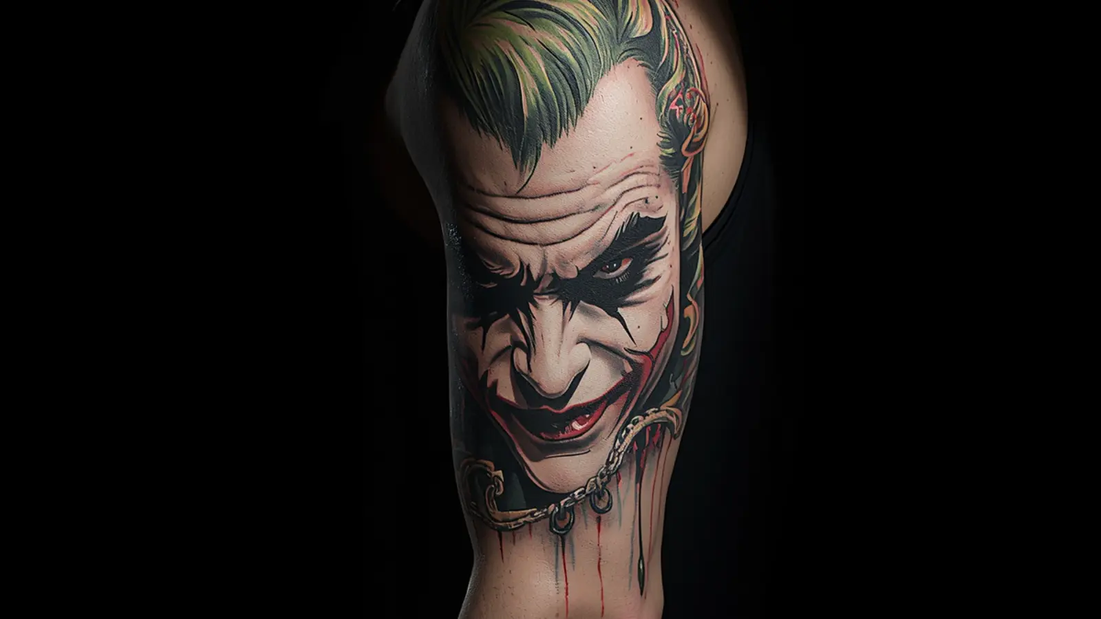 joker tattoo sleeve