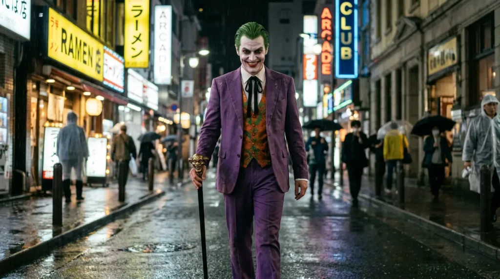 joker with cane