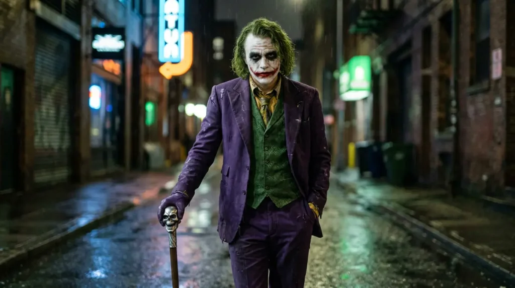 joker with cane