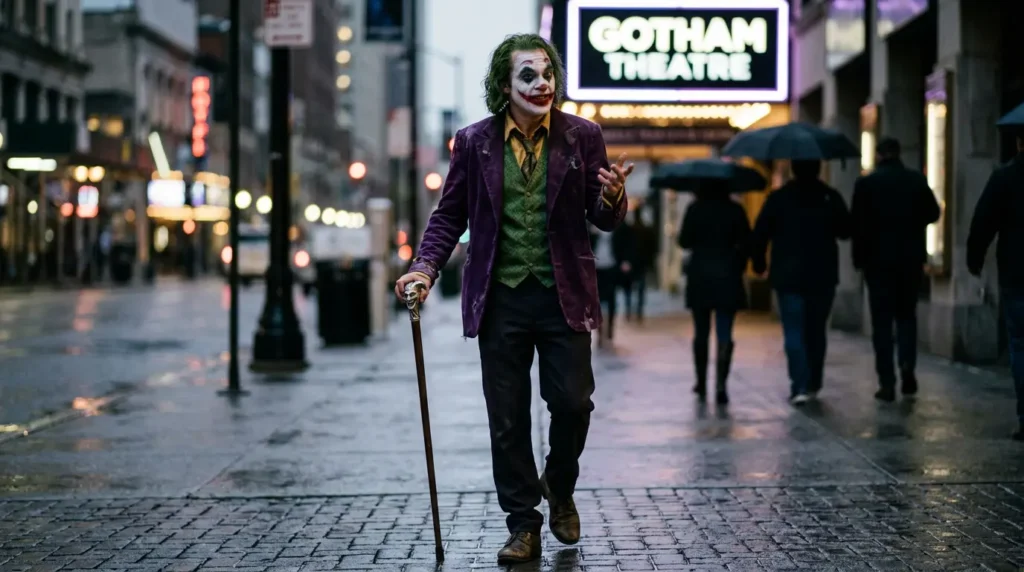 joker with cane