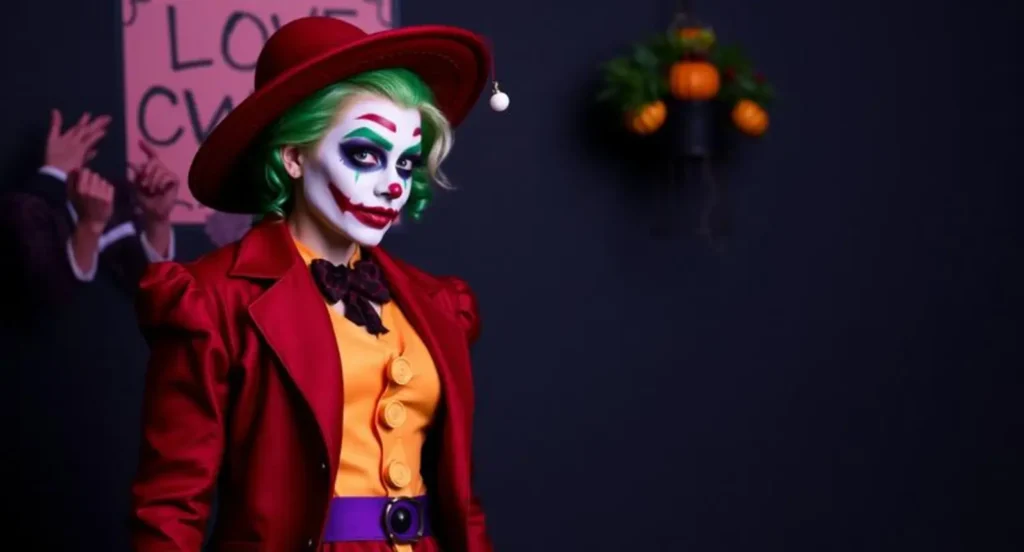 female joker halloween costume_