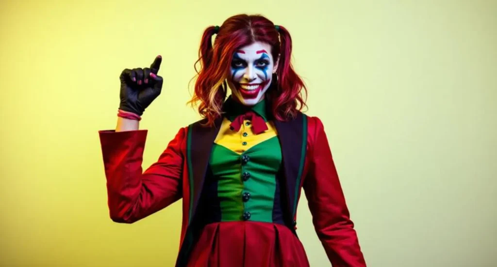 female joker halloween costume_