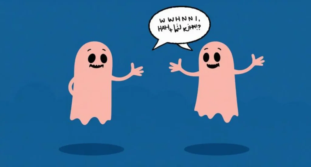 ghosting jokes