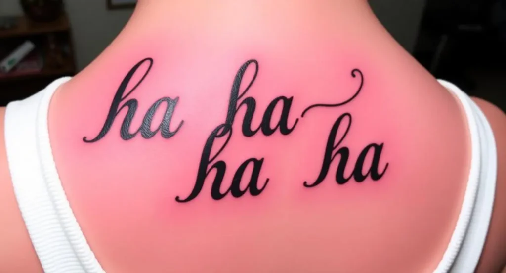 ha ha ha joker tattooβ